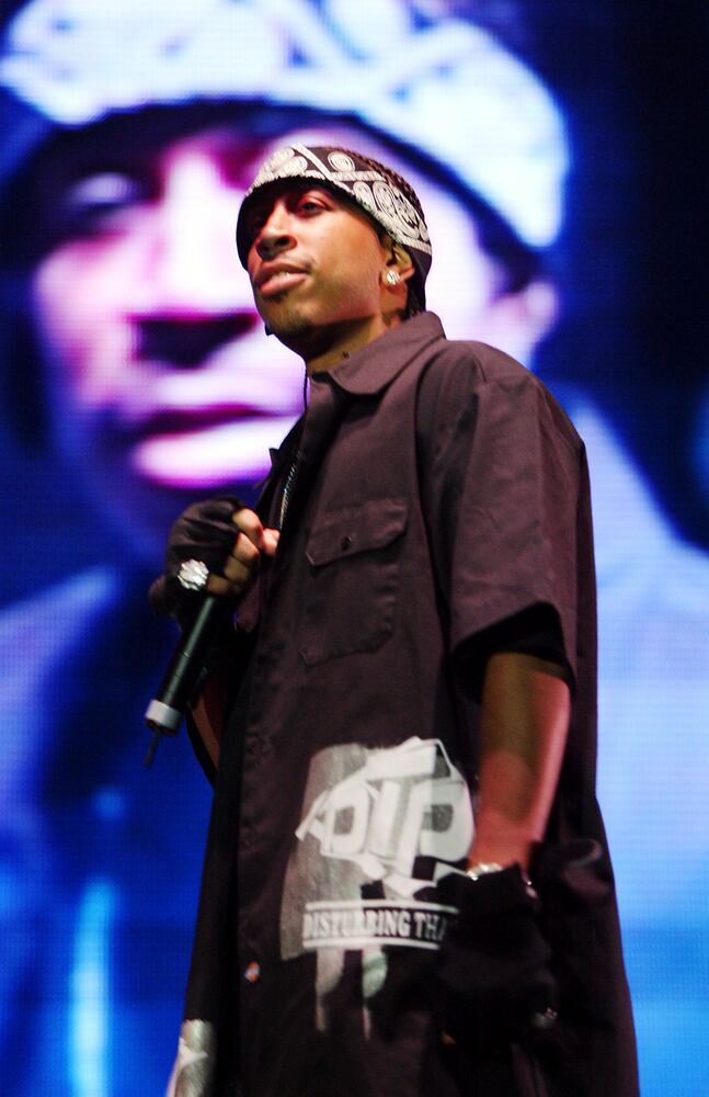 Scenes from the rapper's career