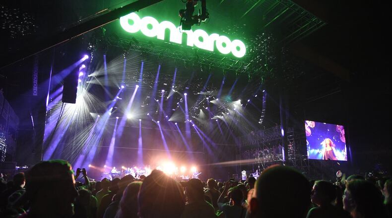 Big acts at this year’s Bonnaroo Music & Arts Festival in Manchester, Tenn., include the Killers and Sturgill Simpson. JASON MERRITT / GETTY IMAGES 2015