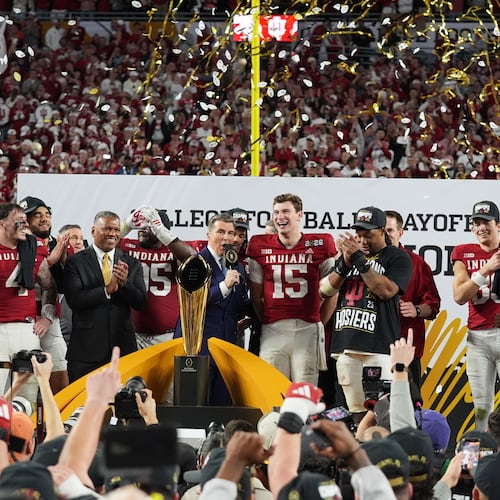 Indiana made a run to the national championship. The NCAA could be expanding the field in the College Football Playoffs. (Lynne Sladky/AP)