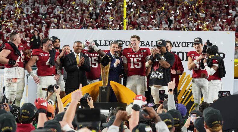 Indiana made a run to the national championship. The NCAA could be expanding the field in the College Football Playoffs. (Lynne Sladky/AP)