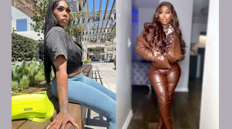 Rasheeda Williams (left), better known as Koko Da Doll, and Ashley Burton are transgender women who have become victims of recent shootings in Atlanta, police said.