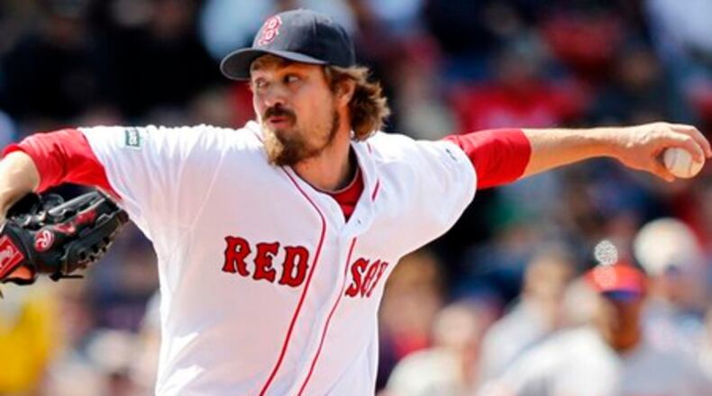 The Braves have scouted Andrew Miller frequently in recent weeks. It remains to be seen if they're willing to part with the young talent that Boston is asking for in a potential trade before Thursday's 4 p.m. non-waiver deadline.