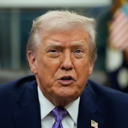 FILE - President Donald Trump speaks during a signing ceremony in the Oval Office of the White House, Dec. 11, 2025, in Washington. (AP Photo/Alex Brandon, File)