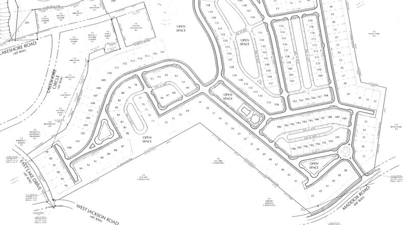 Developer homes to build 236-unit neighborhood in Braselton on 62.98 acres at Highway 124 West and Davis Street. Courtesy Town of Braselton