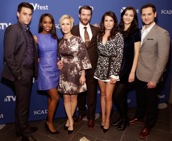 The cast of "How to Get Away With Murder" at aTVfest on Feb. 7. The cast of "How to Get Away With Murder" at aTVfest on Feb. 7. Credit: Getty Images