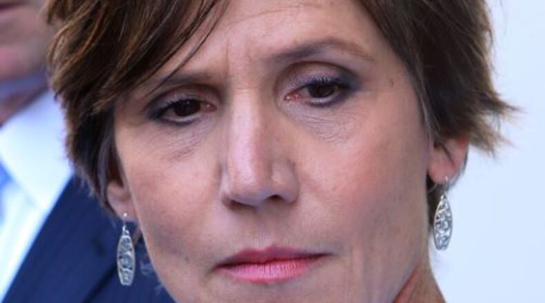 Sally Yates, then U.S. attorney in Atlanta, at a 2014 press conference. Curtis Compton, ccompton@ajc.com