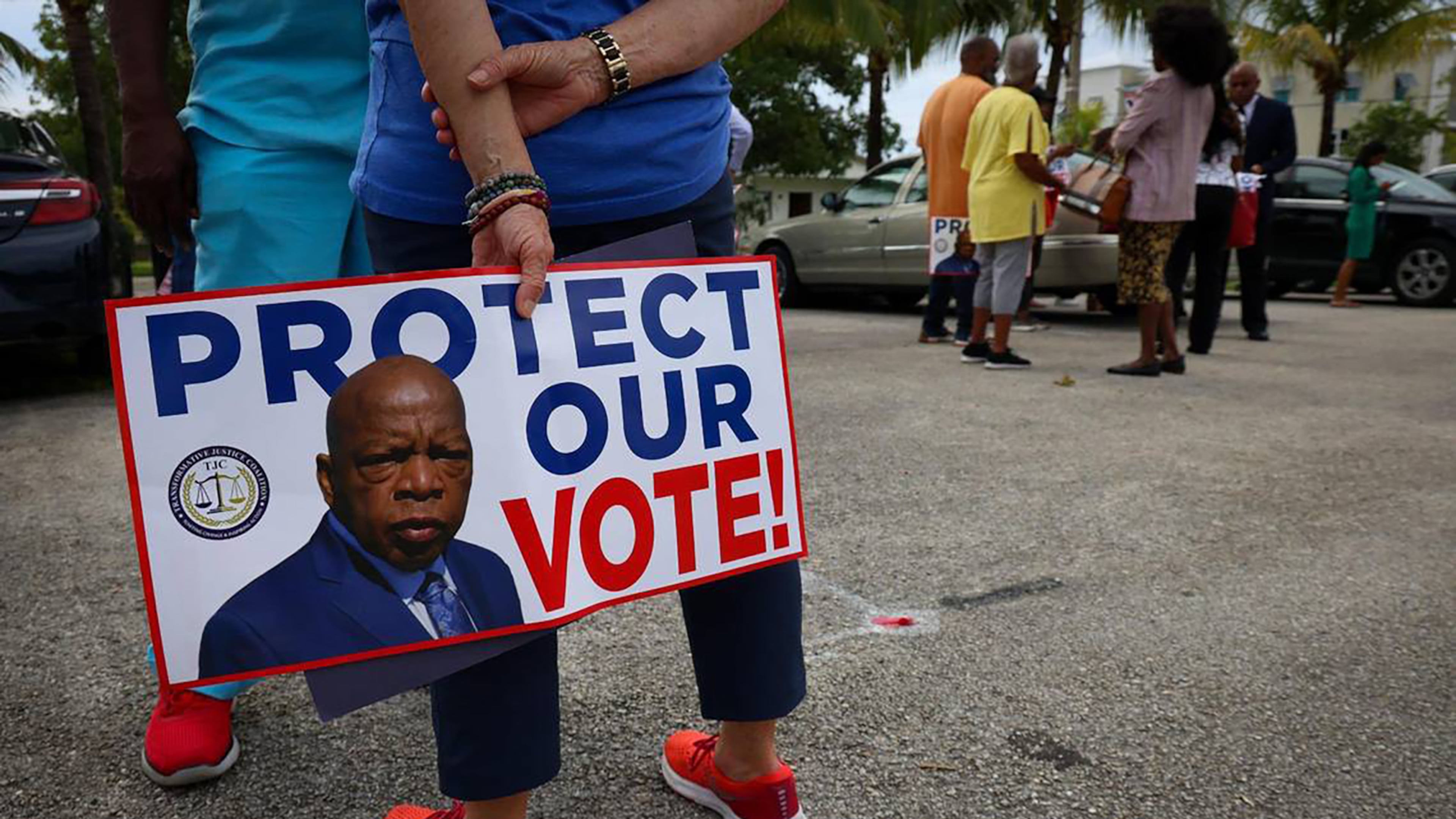 Hundreds of nationwide demonstrations are being held today to honor the legacy of the late U.S. Rep. John Lewis, D-Ga.