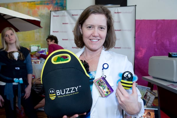 Amy Baxter, an emergency room doctor, founded Buzzy4shots/MMJ Labs in Atlanta. (AJC File)