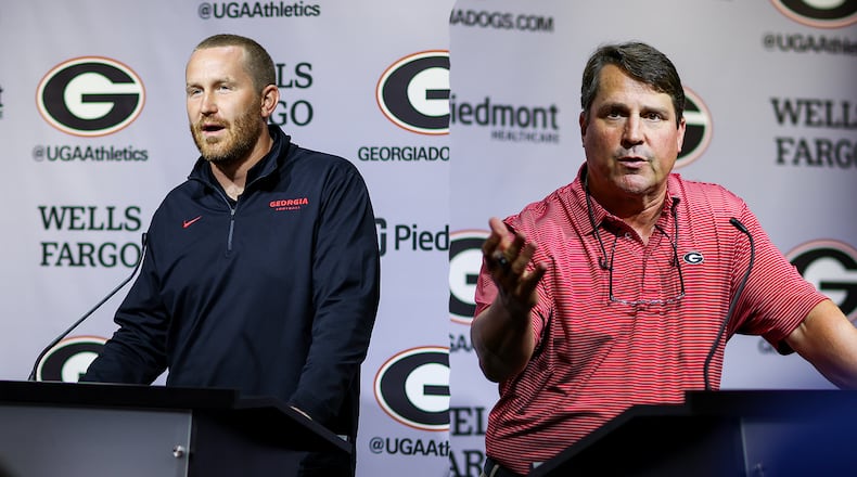 georgia football- co defensive coordinators-glenn schumann-will muschamp