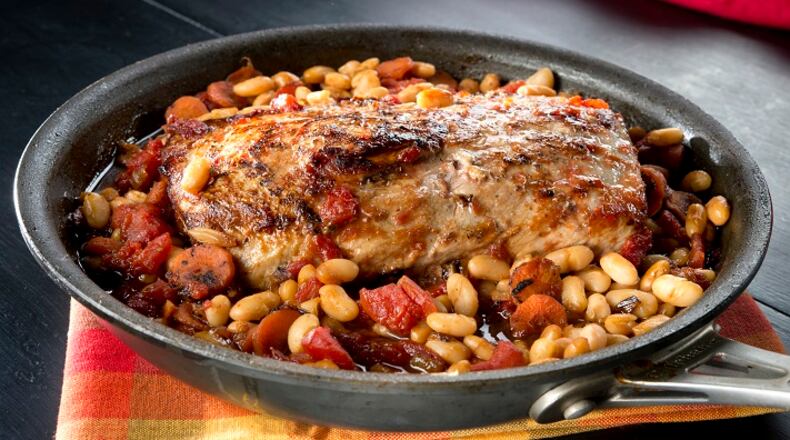 Molasses Glazed Pork and Beans. (Tammy Ljungblad/Kansas City Star/TNS)