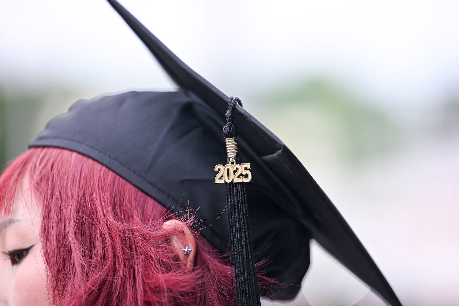 Georgia State University held its Spring commencement ceremony for the College of Arts & Sciences Wednesday, May 7, 2025 in Atlanta. (Daniel Varnado/For the Atlanta Journal-Constitution)