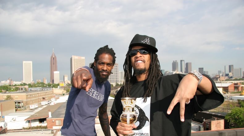 (l. to r.) Atlanta-based photographer Shannon McCollum started working with producer Lil Jon in 2005 during the Anger Management tour. The photo is part of Forever I Love Atlanta, McCollum's solo photo exhibition at Callanwolde Fine Arts Center in Atlanta on Nov. 7. Courtesy of Shannon McCollum