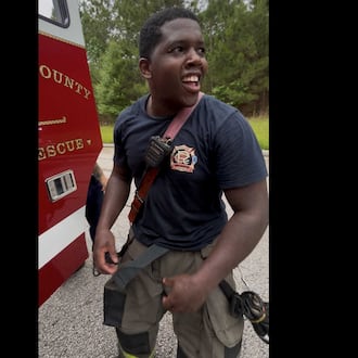 Rockdale County firefighter Juan Antonia Smith, 26, died in an on-duty crash as crews headed to a structure fire. (Photo courtesy of Rockdale County)