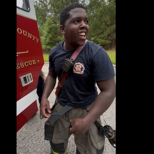 Rockdale County firefighter Juan Antonia Smith, 26, died in an on-duty crash as crews headed to a structure fire. (Photo courtesy of Rockdale County)
