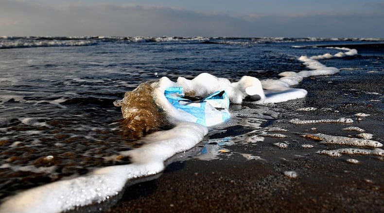 Plastic waste is washed up on South Troon beach on January 26, 2017, in Troon, Scotland. Microplastics have been found in 90 percent of table salts tested in a recent study. (Photo by Jeff J Mitchell/Getty Images)