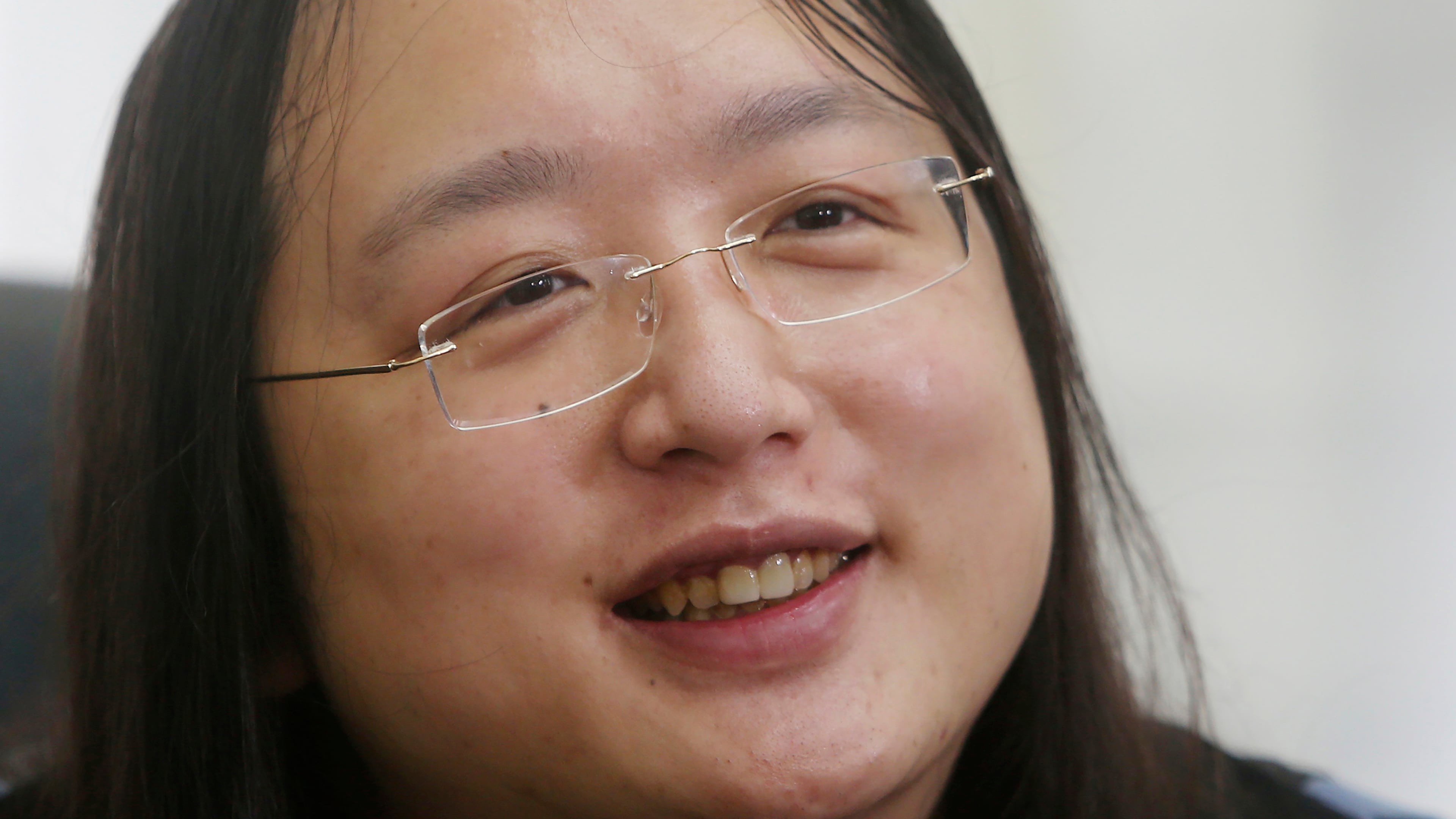 FILE -Taiwan's Digital Minister Audrey Tang speaks during an interview with The Associated Press in Taipei, Taiwan, Dec. 10, 2020. (AP Photo/Chiang Ying-ying, File)