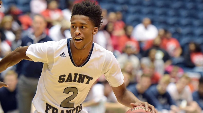 Kobi Simmons scored more than 2,400 points while playing for the St. Francis Knights in Alpharetta. Now he's working out for NBA teams.