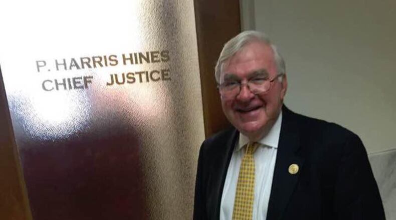 The Marietta City Council agreed 7-0 Nov. 14 to rename the Kennesaw Avenue bridge over the Loop as the Justice P. Harris Hines bridge. Courtesy of Facebook page of Marietta Mayor Steve Thunder Tumlin