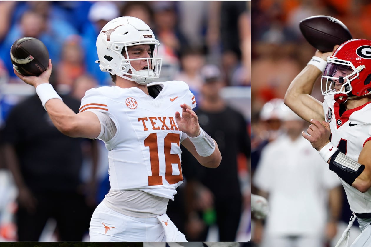 Georgia QB Gunner Stockton has had a better season than Texas QB Arch Manning from a record and statistical standpoint.