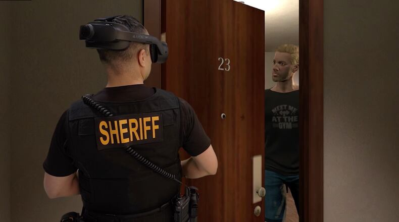 Alpharetta Police will apply for a Law Enforcement Training Grant to purchase Virtual Reality training. COURTESY AXON