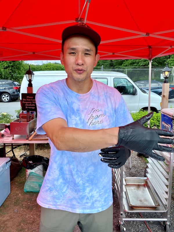 Fu-Mao Sun is the chef-owner of Mighty Hans, an Atlanta popup that serves Taiwanese and Chinese food. 
Wendell Brock for The Atlanta Journal-Constitution