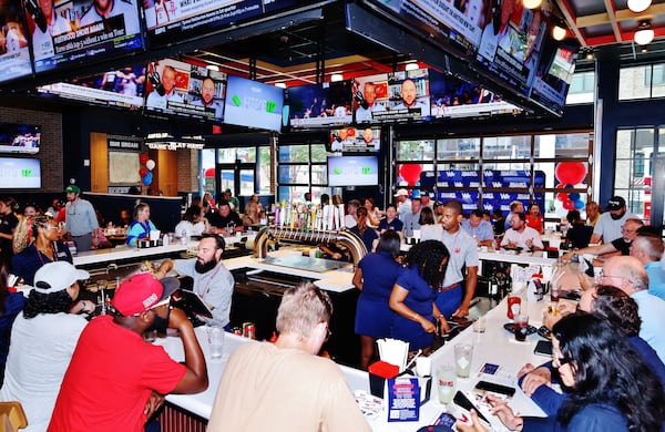 A peek inside Walk-On’s at the Battery on the day of its grand opening, June 23, 2025. (Courtesy of Walk-On's Sports Bistreaux)