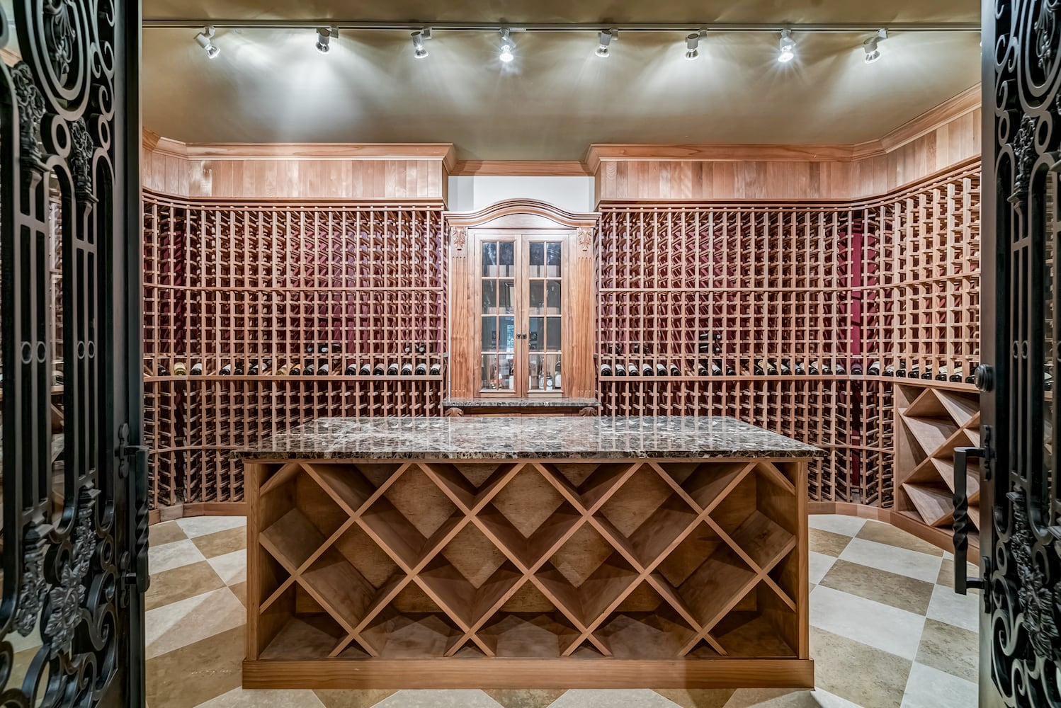 Tuxedo Park wine cellar