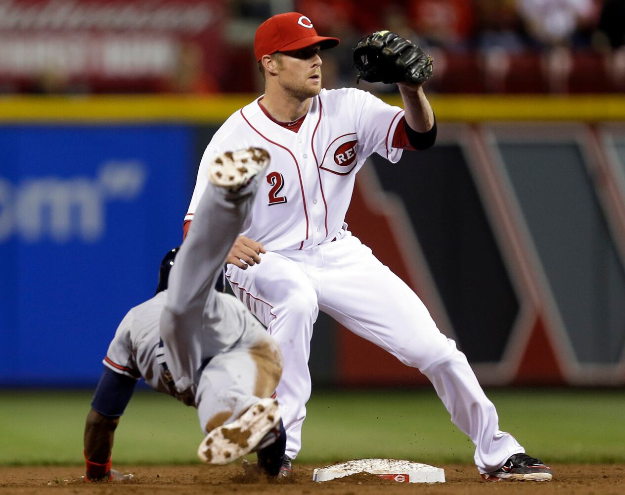 Kris Medlen started for Atlanta, Homer Bailey for Cincinnati
