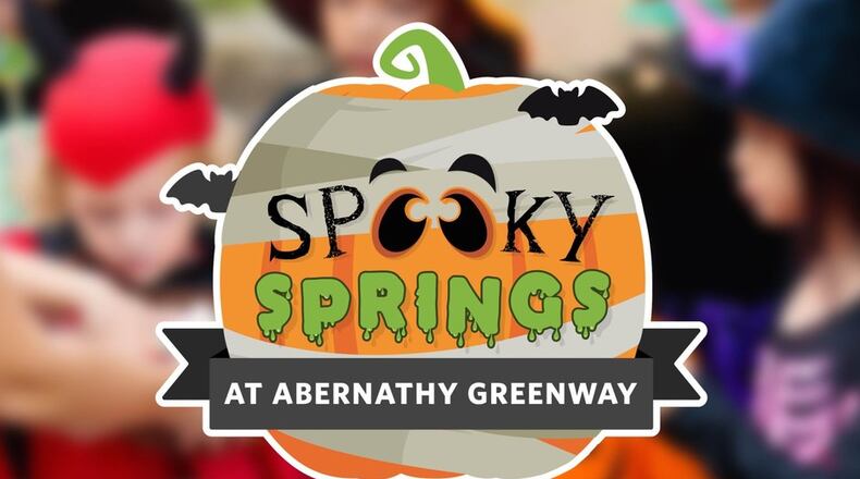 Sandy Springs will host Spooky Springs for young trick-or-treaters at 5 p.m. Saturday, Oct. 21 at Abernathy Greenway Playable Art Park. (Courtesy City of Sandy Springs)