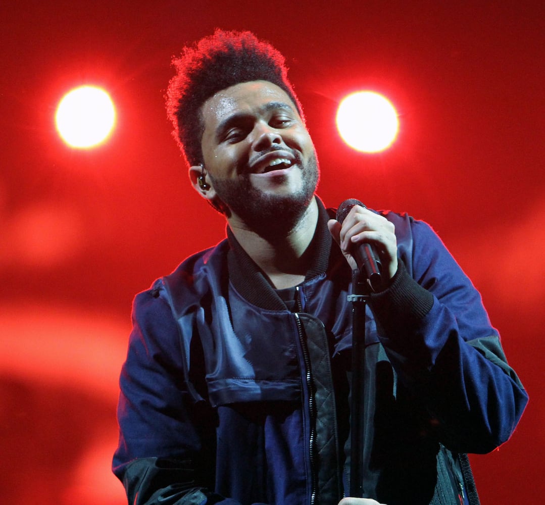 The Weeknd performs at Philips Arena in Atlanta