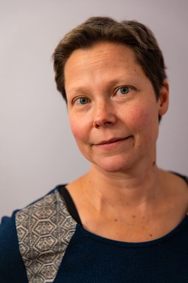 Sarah Eldridge poses for a portrait at her home in Knoxville, Tenn., on Tuesday, Oct. 29, 2025. (Courtesy of Jared Worsham)