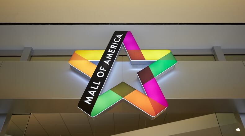 BLOOMINGTON, MN - FEBRUARY 23: Signage hangs at Mall of America during a media tour of its security systems on February 23, 2015 in Bloomington, Minnesota. The mall said in a October 2016 news release that it will not be open during the Thanksgiving holiday. (Photo by Adam Bettcher/Getty Images)