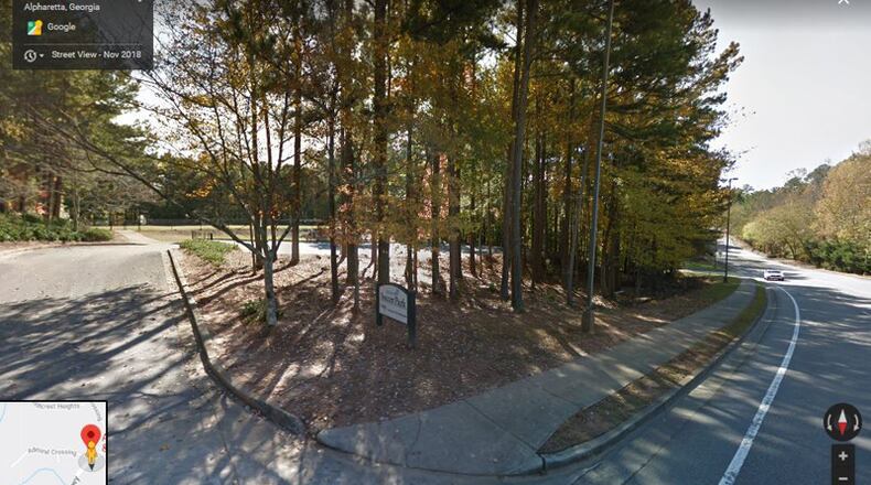 Alpharetta has approved a consultant’s proposal to design future improvements to Windward Park, currently a soccer field. GOOGLE MAPS