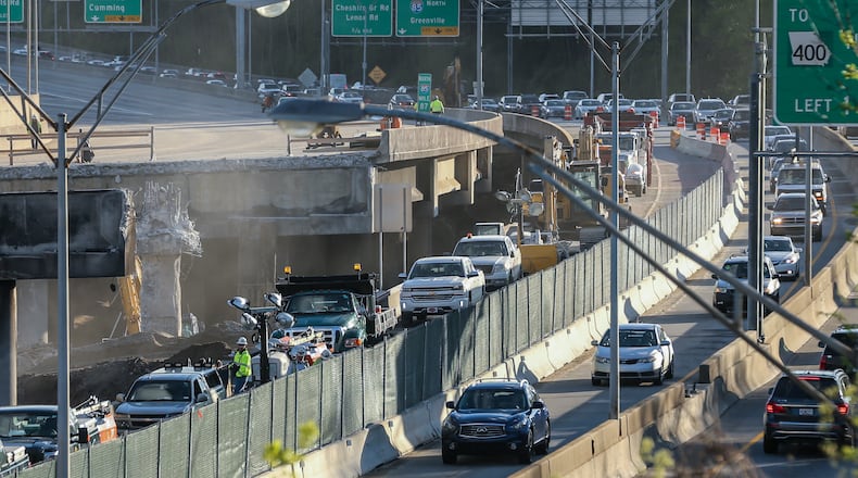 The fire and collapse of an I-85 overpass has Atlantans asking a very pointed question: Who is to blame? JOHN SPINK /JSPINK@AJC.COM