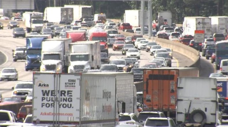 In metro Atlanta, deadly crashes were reported in DeKalb and Clayton counties since the holiday weekend began Wednesday night.