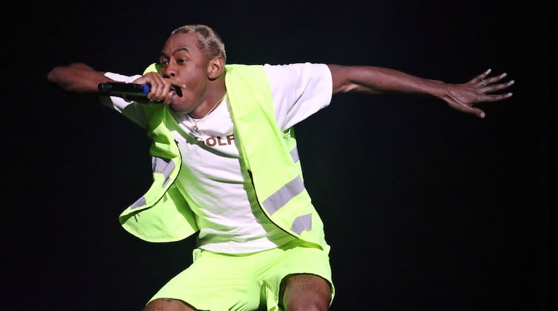 Rapper Tyler the Creator entertained his fans Saturday night, February 10, 2018, at the Infinite Energy Arena. He'll perform at State Farm Arena on March 21, 2025. Robb Cohen Photography & Video /RobbsPhotos.com