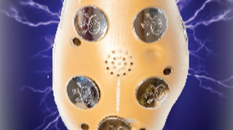 Shocktato is a hot potato game designed to shock players — literally.