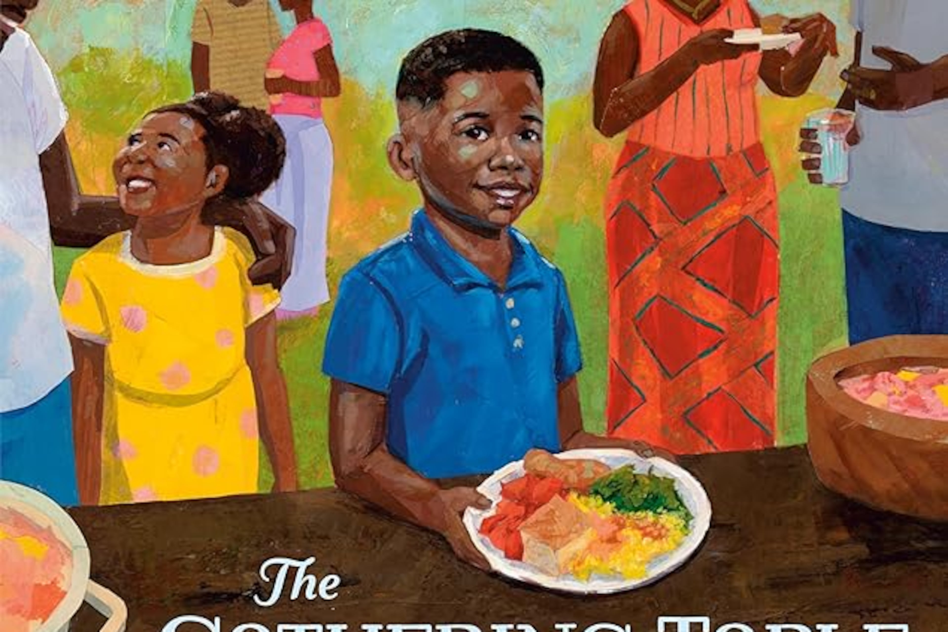 Cover art for "The Gathering Table" by Antwan Eady and London Ladd.
