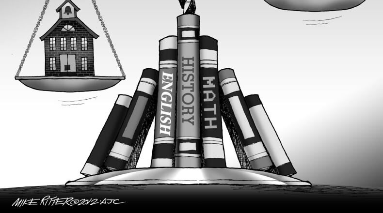 A Fulton charter school leaders says state-approved charters need more help in paying for facilities.