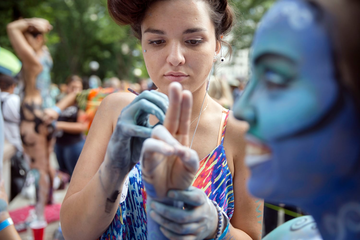 Inaugural Bodypainting Day in New York