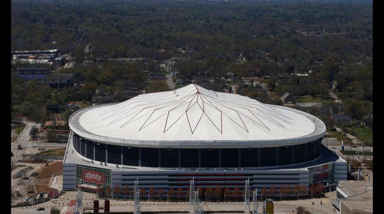 The Georgia Dome will be imploded on Nov. 20.