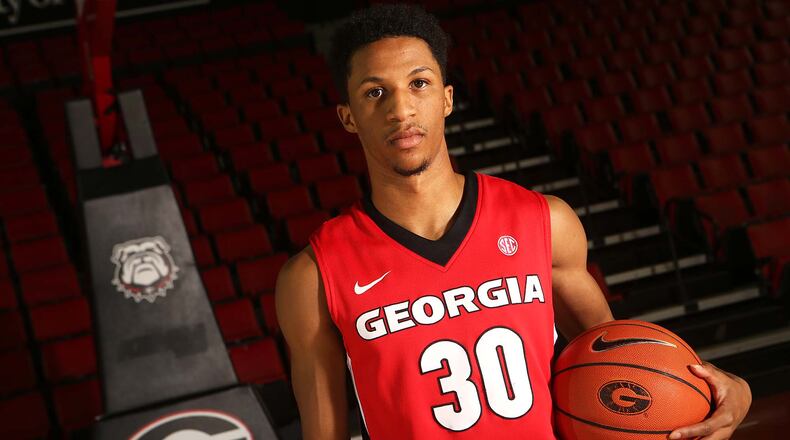 Guard J.J. Frazier averaged 19.2 points for Georgia this season. Curtis Compton /ccompton@ajc.com