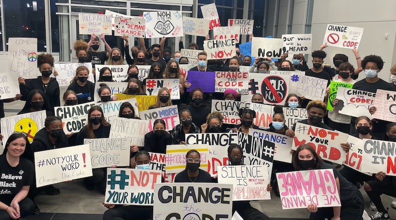 Campbell High students are asking the district to change the code of conduct to increase the minimum punishment for students who use slurs. (Courtesy of Kezia Kennedy)