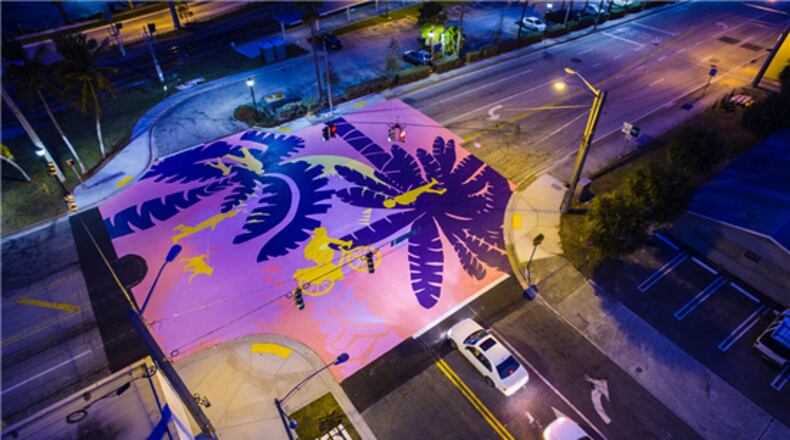 Snellville shared this example from West Palm Beach, Florida as an example of the kind of ‘Tactical Urbanism’ they might hope to see residents initiate. Courtesy City of Snellville