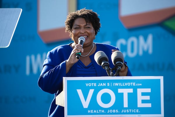 Democratic officials expect Stacey Abrams to run in a rematch against Gov. Brian Kemp. In fact, there's no backup plan. (Alyssa Pointer / Alyssa.Pointer@ajc.com)