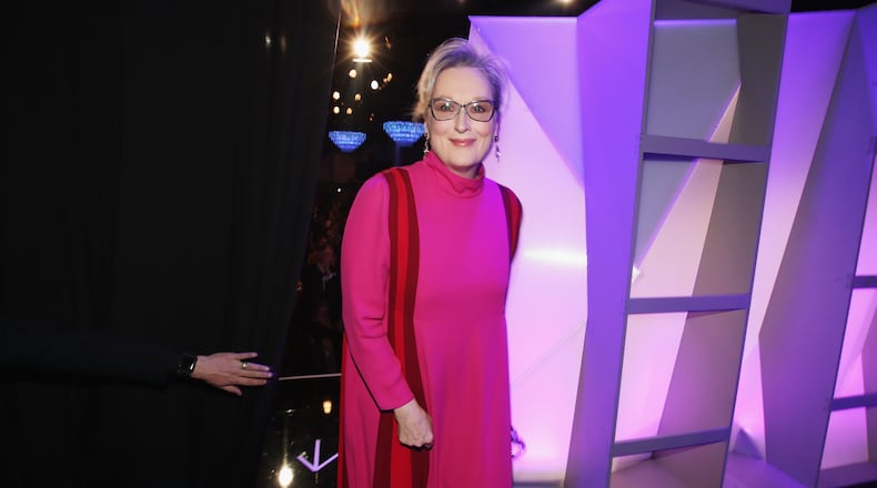 BEVERLY HILLS, CA - FEBRUARY 21: Honoree Meryl Streep, recipient of the Distinguished Collaborator Award, poses during The 19th CDGA (Costume Designers Guild Awards) with Presenting Sponsor LACOSTE at The Beverly Hilton Hotel on February 21, 2017 in Beverly Hills, California. (Photo by Christopher Polk/Getty Images for CDG)