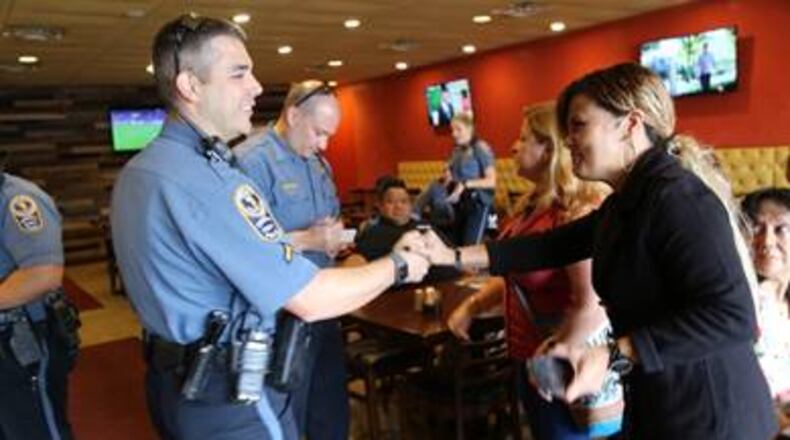 The Gwinnett County Police Department are the first to announce participation in a First Responders, Health Care Workers, and Teachers Appreciation Day 5 to 6 p.m. March 3 at Dairy Queen, 2357 Loganville Highway in Grayson. (Courtesy Gwinnett Police Department)