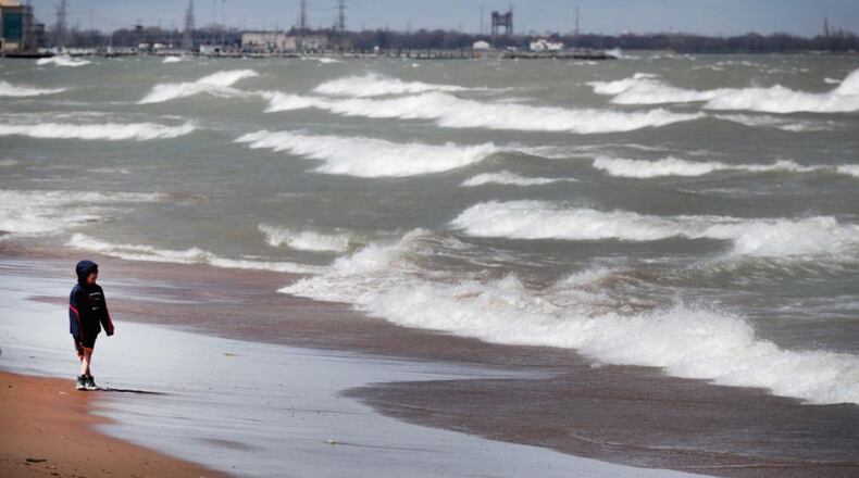 High waves on Lake Michigan led to the death of an Indiana man Friday night.