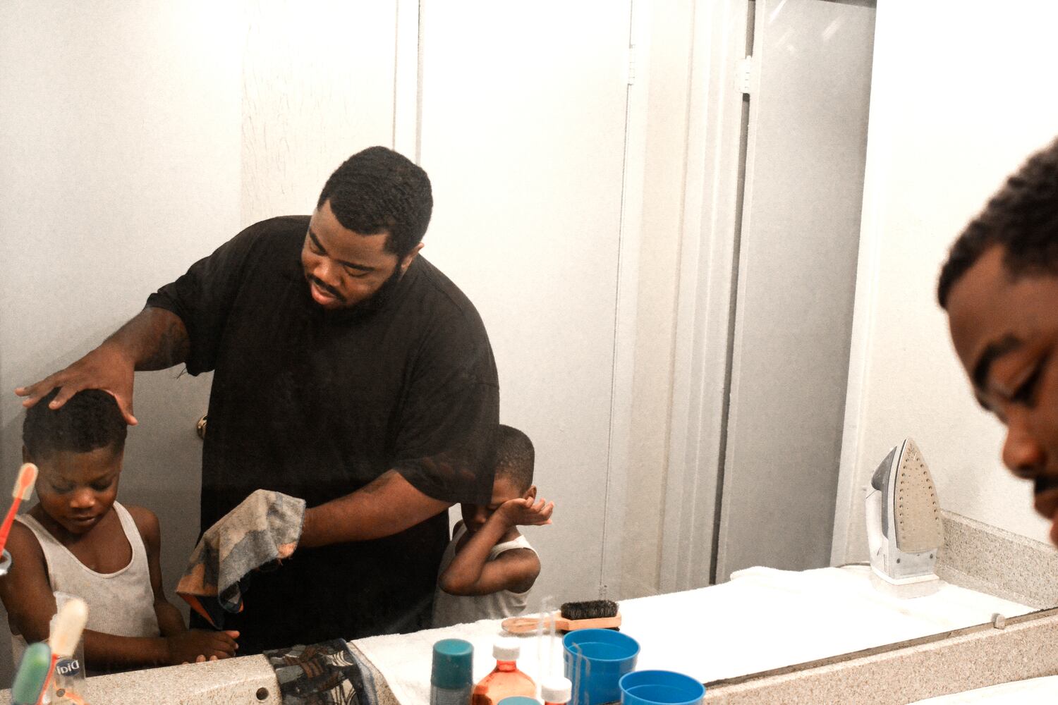Wash their faces