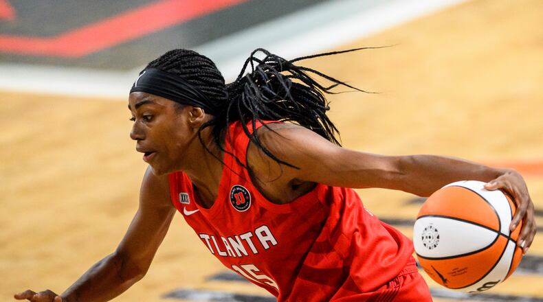 Tiffany Hayes scored 23 for the Dream. AP file photo